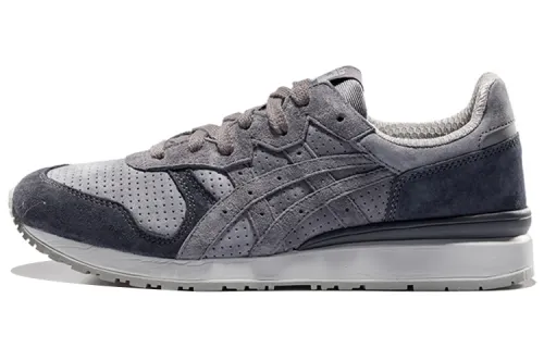 Onitsuka Tiger Alliance Cushioning Lightweight Wear-Resistant Slip-Resistant Low-Top Running Shoes Unisex Gray Black