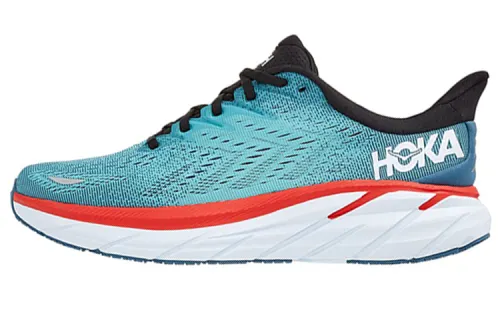 HOKA ONE ONE Clifton 8 2E Wide 'Real Teal Aquarelle'