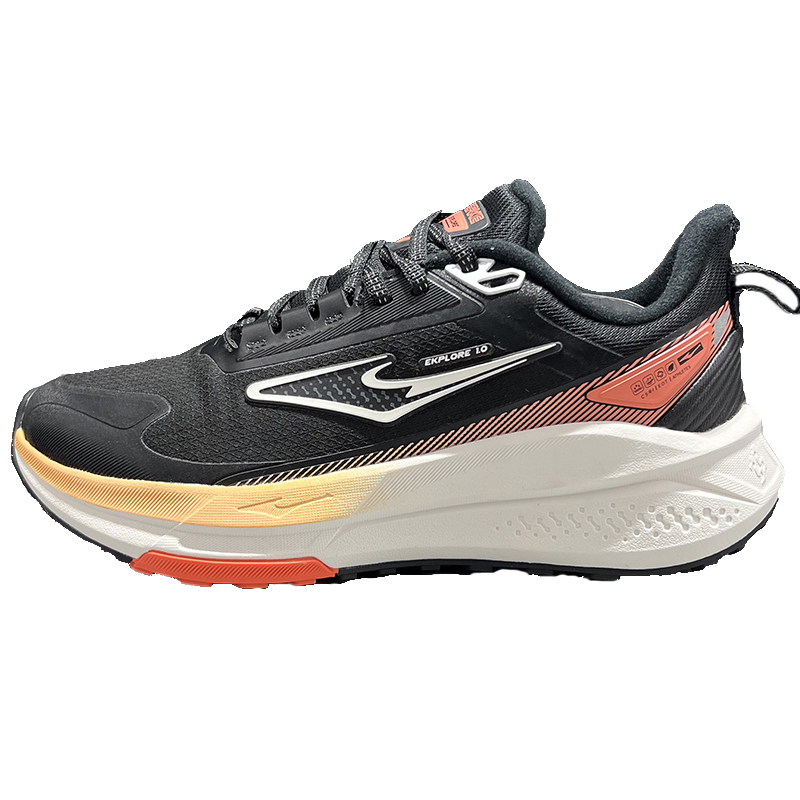Erke Abrasion Resistant Waterproof Cushioning Low top Casual Running Shoes Women’s Black White