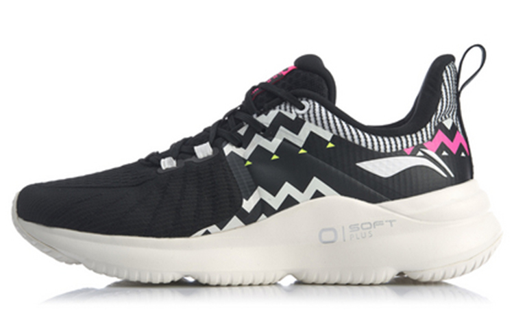 Li Ning SOFT PLUS Low top Running Shoes Women’s Black White