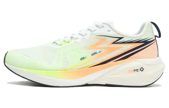 361° Gale CQT Cushioning Breathable Low top Training Running Shoes Men's White Yellow Red