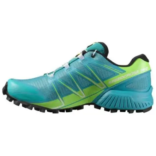 SALOMON SPEEDCROSS PRO Slip Resistant Abrasion Resistant Low top Running Shoes Women's Cyan