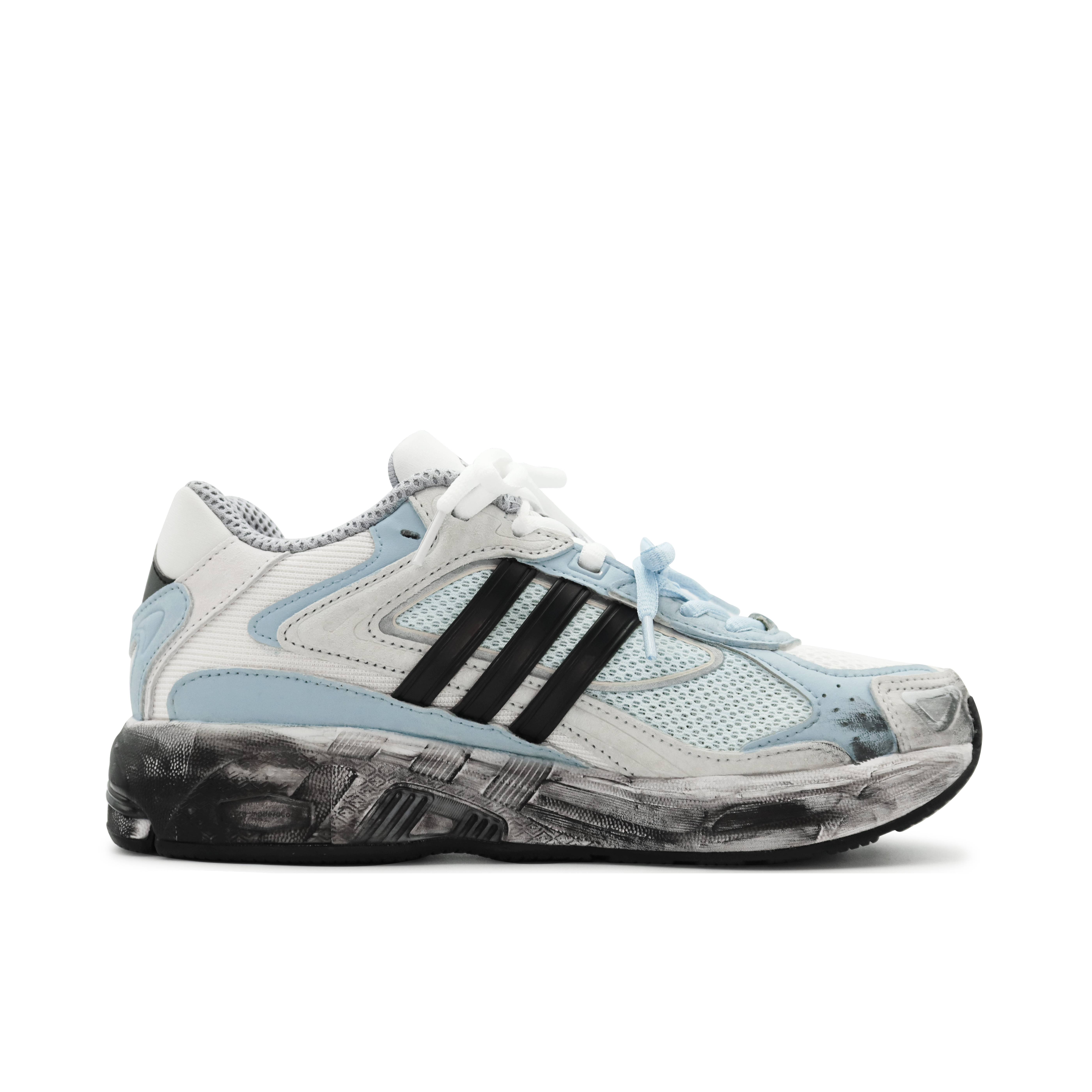 Adidas Originals Response Running Shoes Unisex Low Top Black/White/Gray/Blue