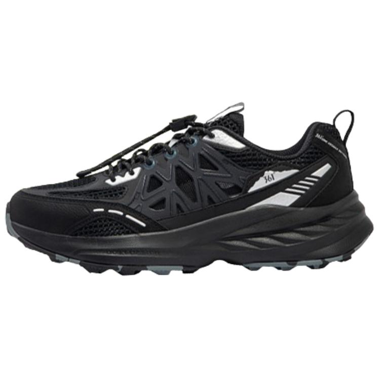 361° Hydrogen Wild Collection Slip Resistant Abrasion Resistant Low top Outdoor Shoes Men’s Black Silver