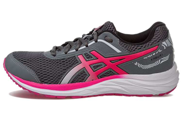 Asics Kabuki Comfortable Wear resistant And Lightweight Low top Running Shoes Women's Graphite Gray