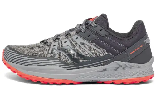 saucony Mad River TR 2 'Grey ViZi Red'