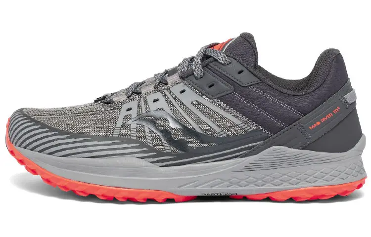 saucony Mad River TR 2 'Grey ViZi Red'
