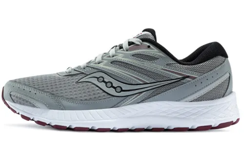 Saucony Cohesion 13 Abrasion Resistant Low top Running Shoes Men's Gray