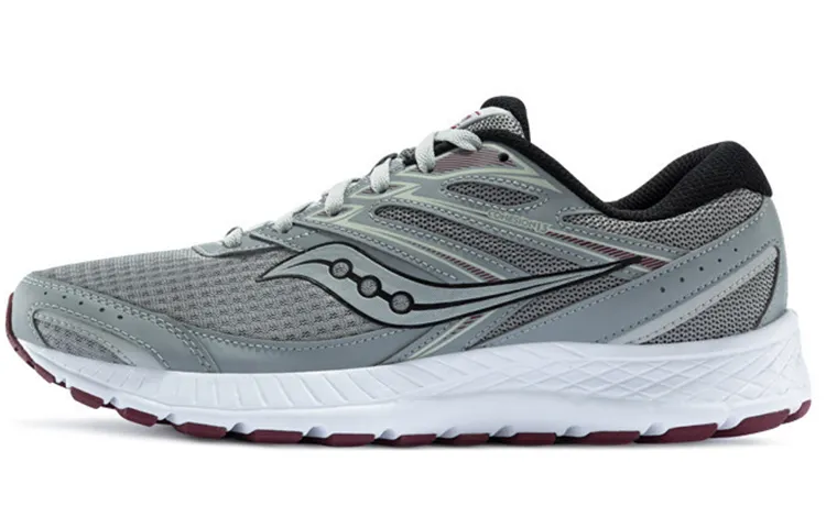 Saucony Cohesion 13 Abrasion Resistant Low top Running Shoes Men's Gray