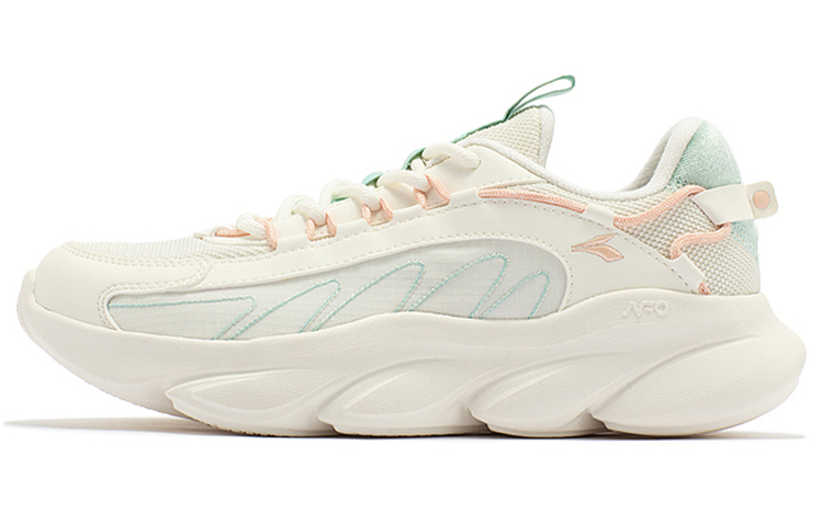 361° Cushioning Abrasion Resistant Lightweight Low top Running Shoes Women’s Feather White