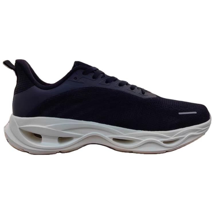 Erke Comfortable Cushioning Breathable Lightweight Low top Running Shoes Men’s Black