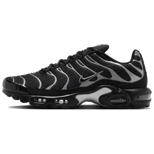 Nike Air Max Plus Premium Black Reflective Silver