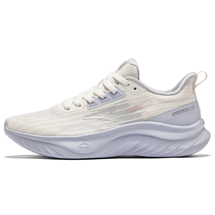 Erke Riding The Wind Lightweight Breathable Low top Running Shoes Women’s Microcrystal White Smoky Purple