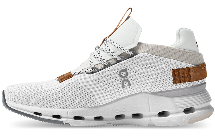 On Running Cloudnova White Pearl Brown Women’s