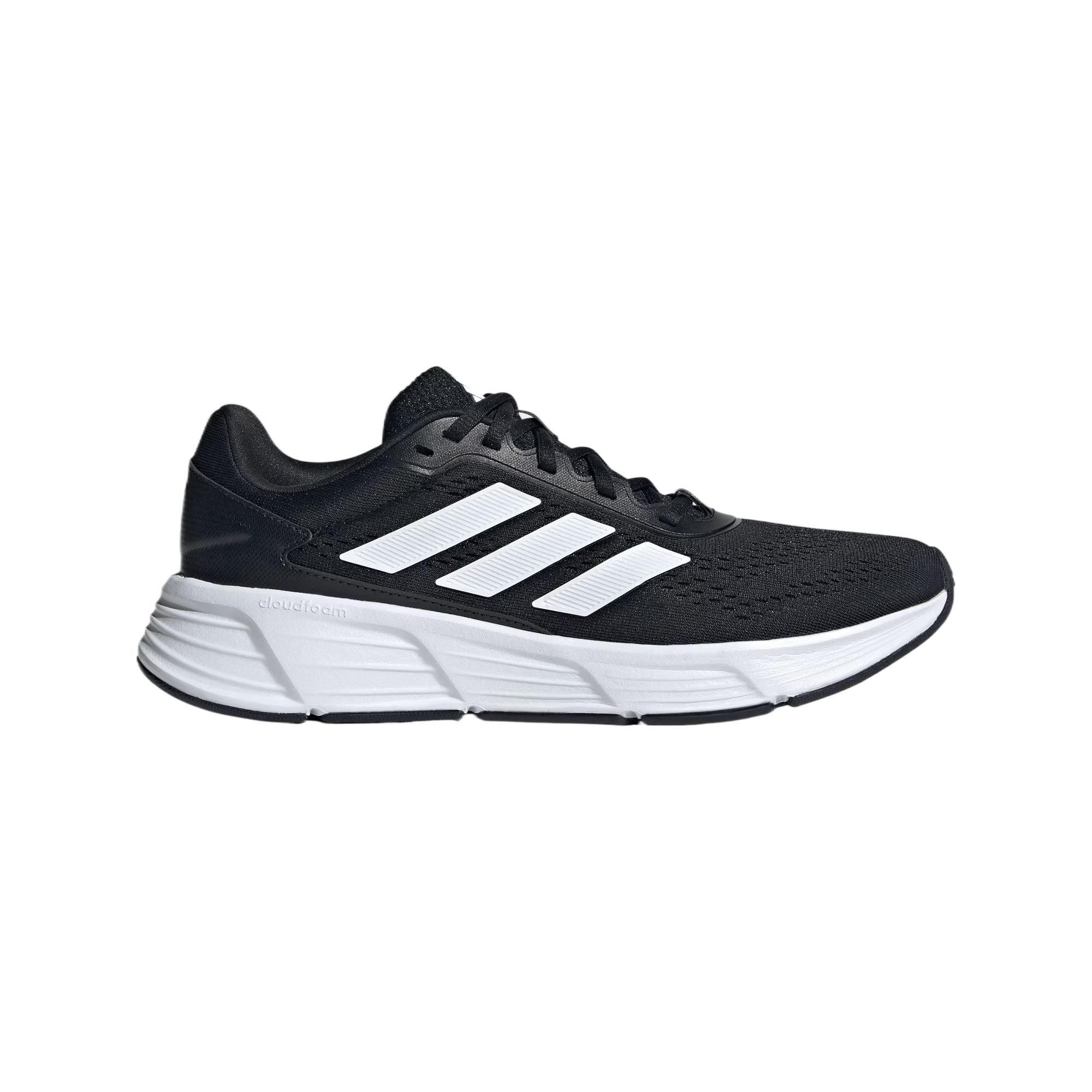 Adidas Galaxy Fabric Wear resistant And Lightweight Low top Physical Fitness Test & Exam Running Shoes Unisex Black