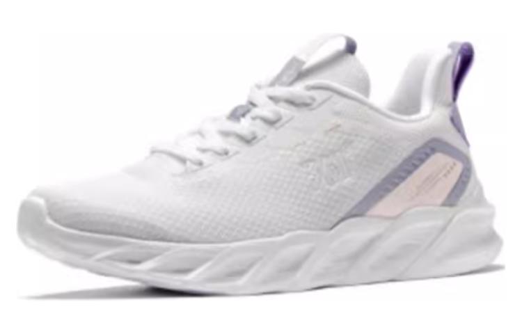 361° Cushioning Slip Resistant Breathable Low top Running Shoes Women’s White Purple