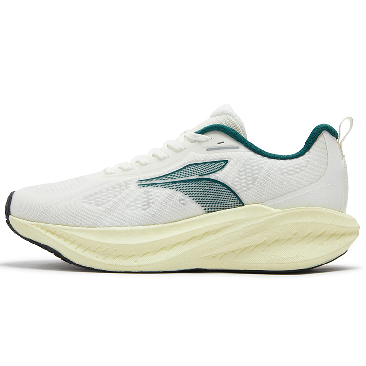 361° Blast Foam 4SE Slip Resistant, Abrasion Resistant, Breathable Low top Casual Running Shoes Men’s White Green