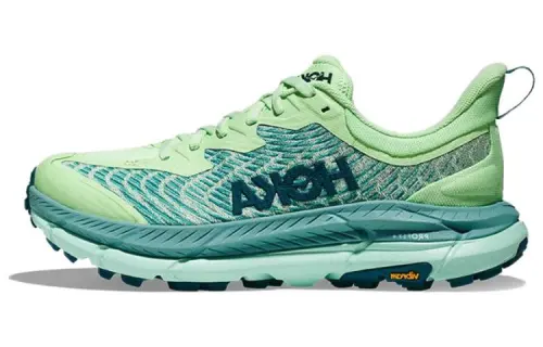 HOKA ONE ONE Mafate Speed 4 Cushioning Anti-Slip Wear-Resistant Breathability Low-Top Running Shoes Women's Lime