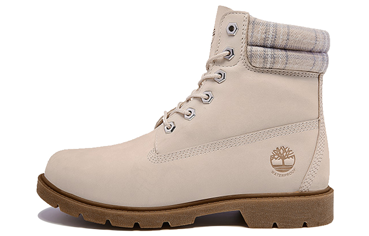 Женские ботинки Timberland (светло-розовые)
