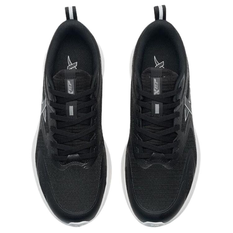 XTEP Abrasion Resistant Slip Resistant Lightweight Low top Casual Running Shoes Men’s Black White