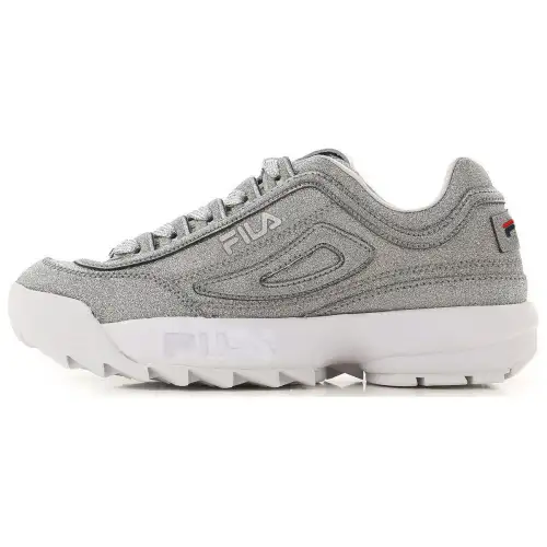 FILA Women's Disruptor 2 Made In Italy 'Silver Glitter'