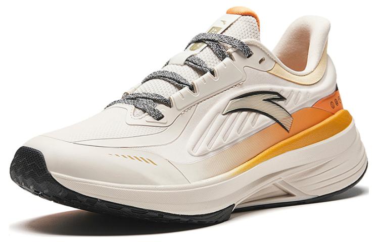 Anta Innovative Water Repellent Fabric Abrasion Resistant Low top Running Shoes Women’s Beige Orange