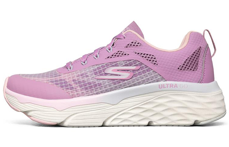 Skechers Skechers Max Cushioning Elite Xingmai low-top running shoes women's light lilac color