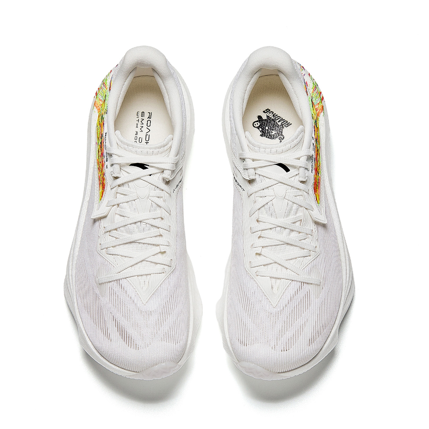 Anta Asphalt Road Dominator 2.0 Low top LTR Rubber Outsole, Nitrogen 80 Midsole Running Shoes Men’s Papyrus White