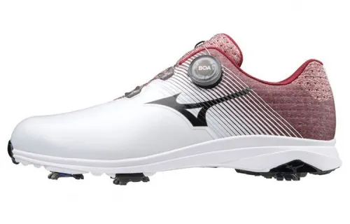 Mizuno Golf Shoes Men's Low Top White/Red