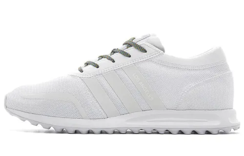 Adidas Originals Los Angeles Sports Fabric Abrasion Resistant Abrasion Resistant Low top Running Shoes Men's White