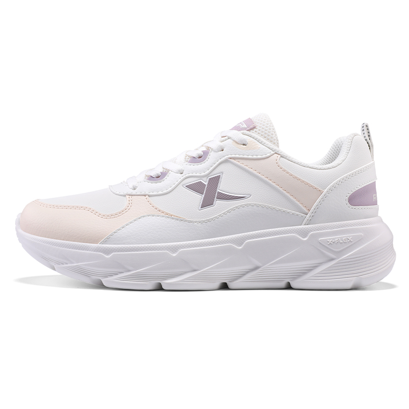 XTEP Low top Casual Running Shoes Women’s White Orange Purple