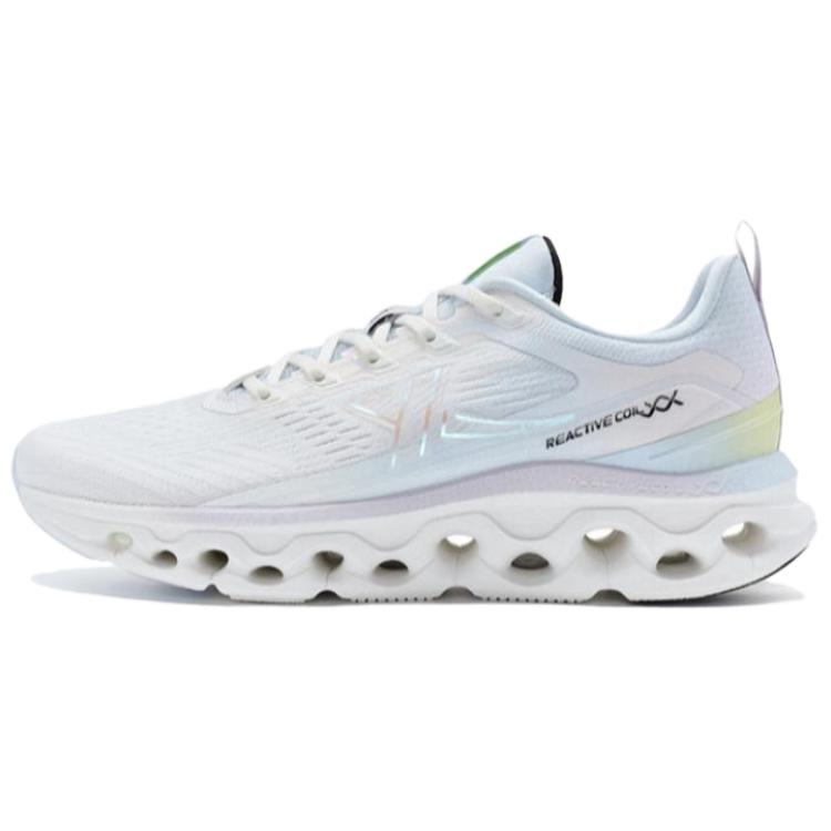 XTEP Breathable Cushioning Slip Resistant Low top Running Shoes Women’s White Blue Purple