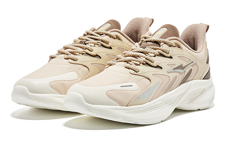 Erke Comfortable Cushioning Slip Resistant Abrasion Resistant Low top Running Shoes Men’s Brown