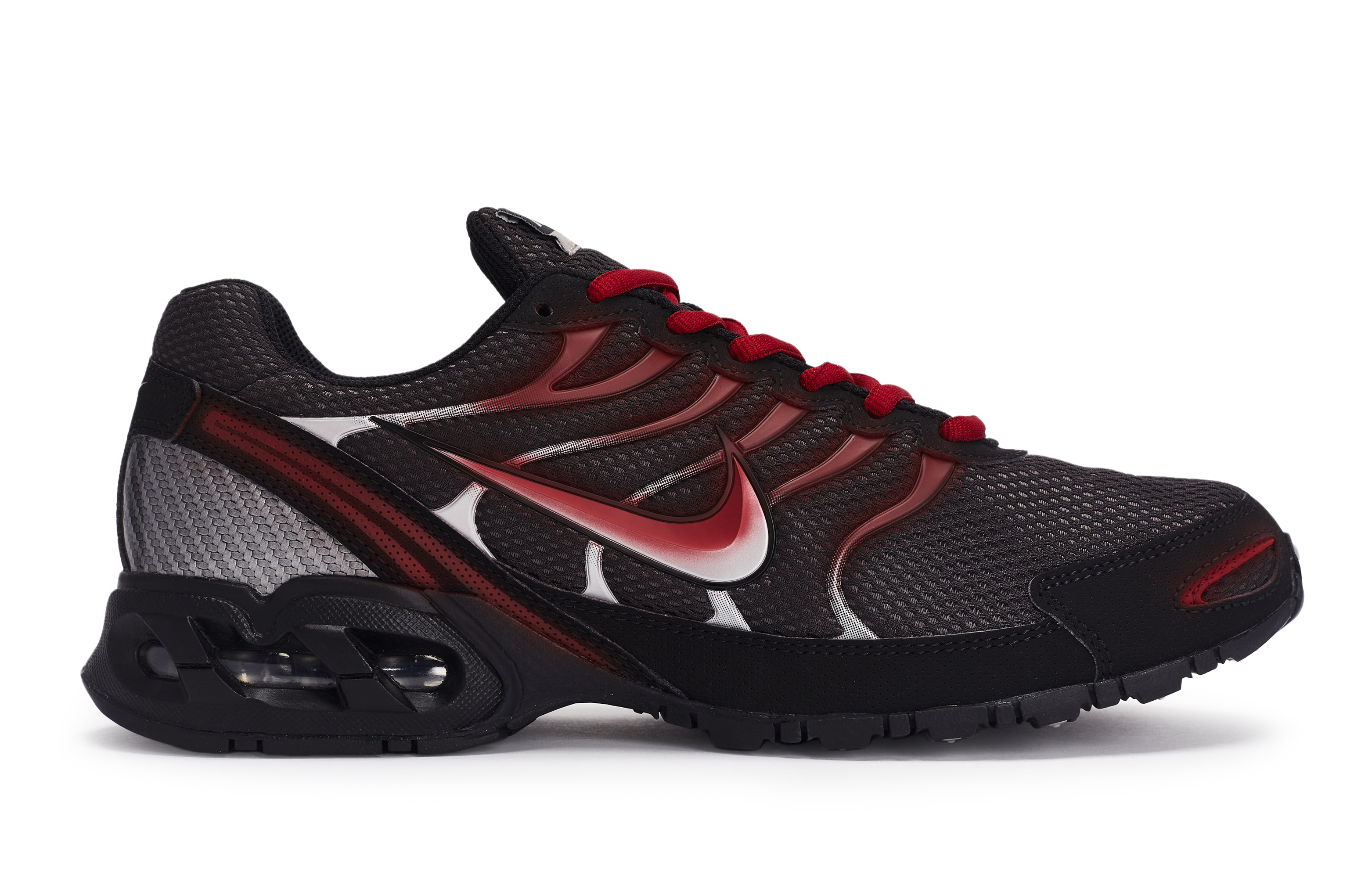 Nike Air Max Torch 4 Cushioning Abrasion Resistant Cushioning, Wear Resistant Low top Running Shoes Men’s Black Red