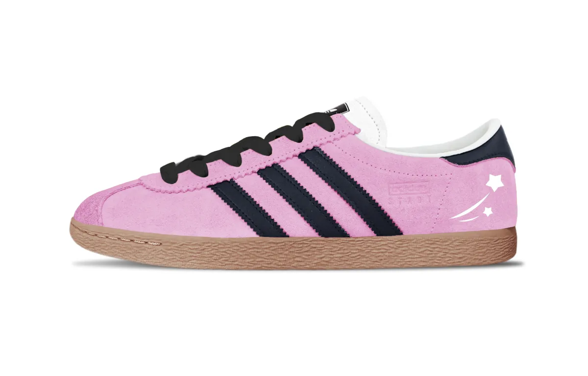 Adidas Originals Stadt Taro Paste Purple Abrasion Resistant Low top German Army Trainers Unisex Taro Purple