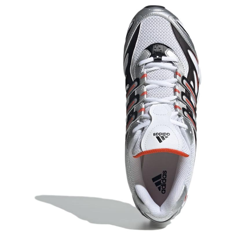Adidas Temper Run 2.0 Slip Resistant Abrasion Resistant Low top Running Shoes Men’s White Black Orange