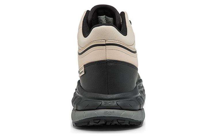 Kappa Cushioning Slip Resistant Mid top Running Shoes Unisex Beige Black