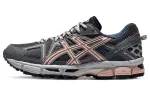 Asics Gel Kahana 8 Comfortable Fabric Abrasion Resistant Low top Trail Running Shoes Women's Gray Pink