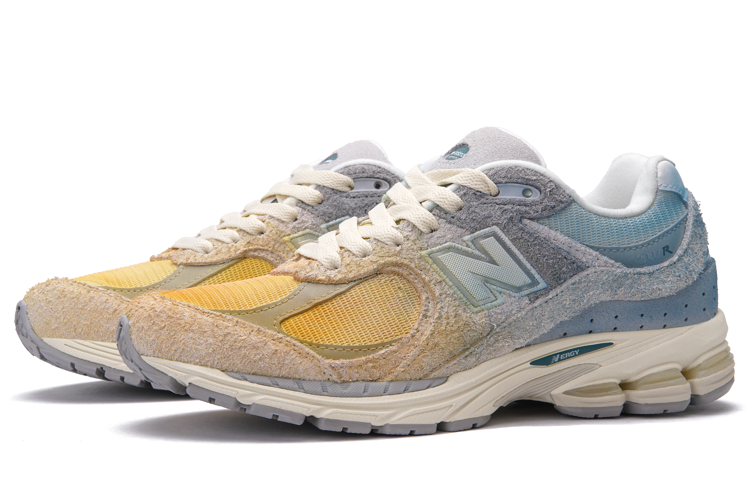 New Balance NB 2002R Low top Running Shoes Unisex Yellow Blue