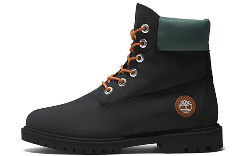 Timberland Heritage Collection 6 Leather Abrasion Resistant Crew Outdoor Boots Women's Black Green