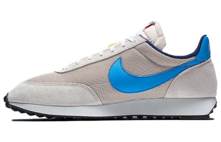 Nike Air Tailwind 79 stitching retro shock-absorbing support low-top casual running shoes men's white brown blue