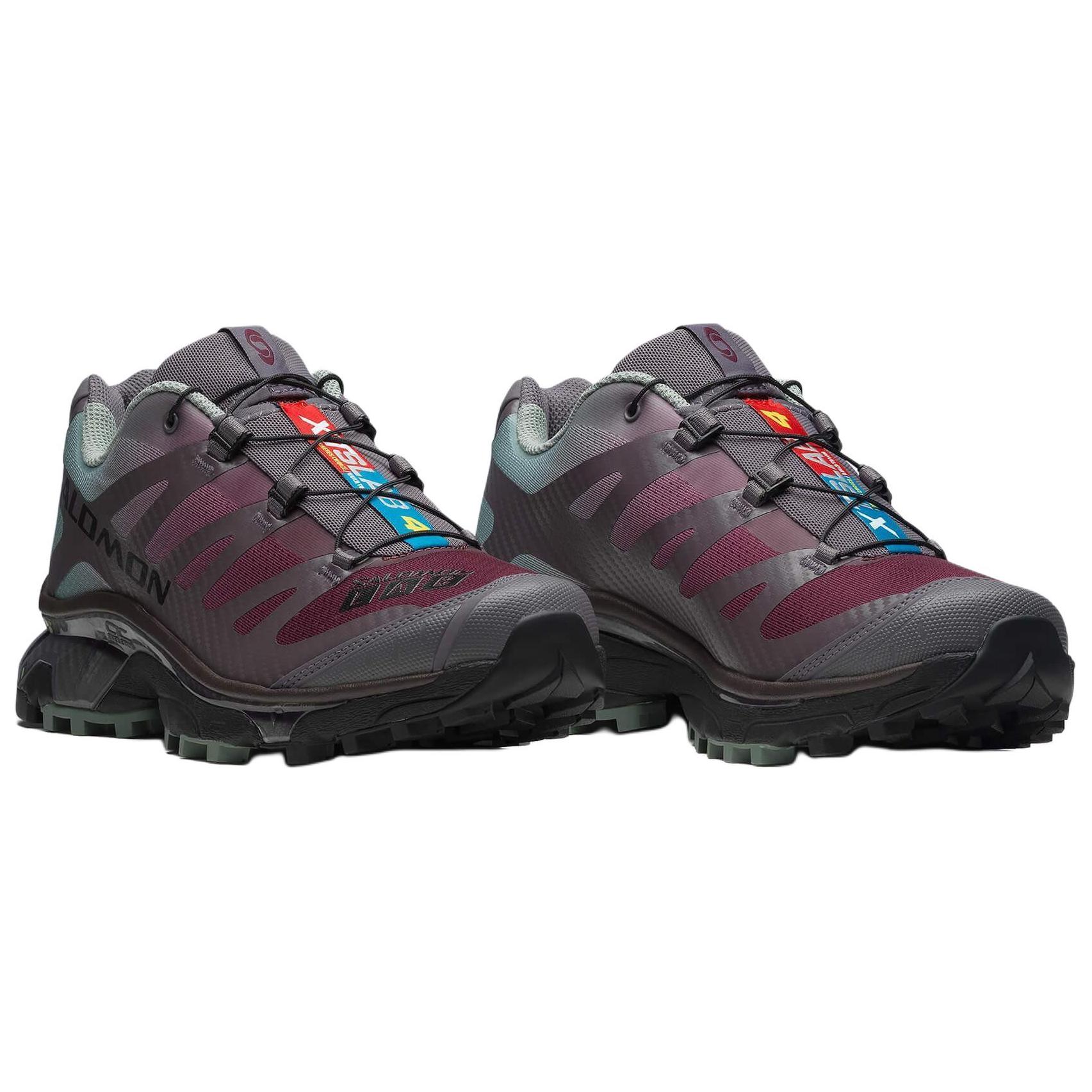 SALOMON XT 4 Slip Resistant Abrasion Resistant Low top Outdoor Shoes Unisex Gray