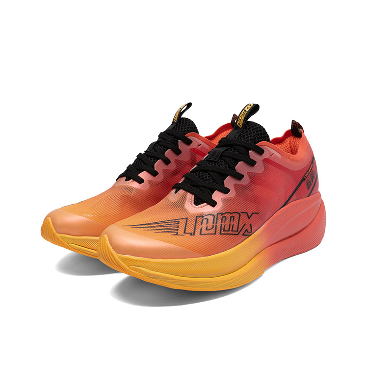 LPMX Running Shoes Unisex Low Top Lava Orange