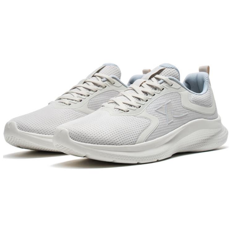 XTEP Cushioning Slip Resistant Low top Running Shoes Men’s Light Gray