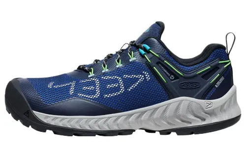 Keen Nxis Evo WP Cushioning, Wear Resistant Low top Outdoor Shoes Men's Blue