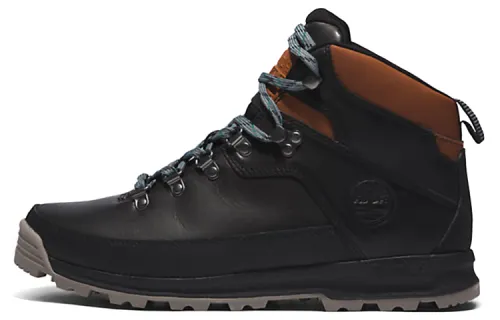 Timberland World Hiker Ankle Length Outdoor Boots Black Total Color