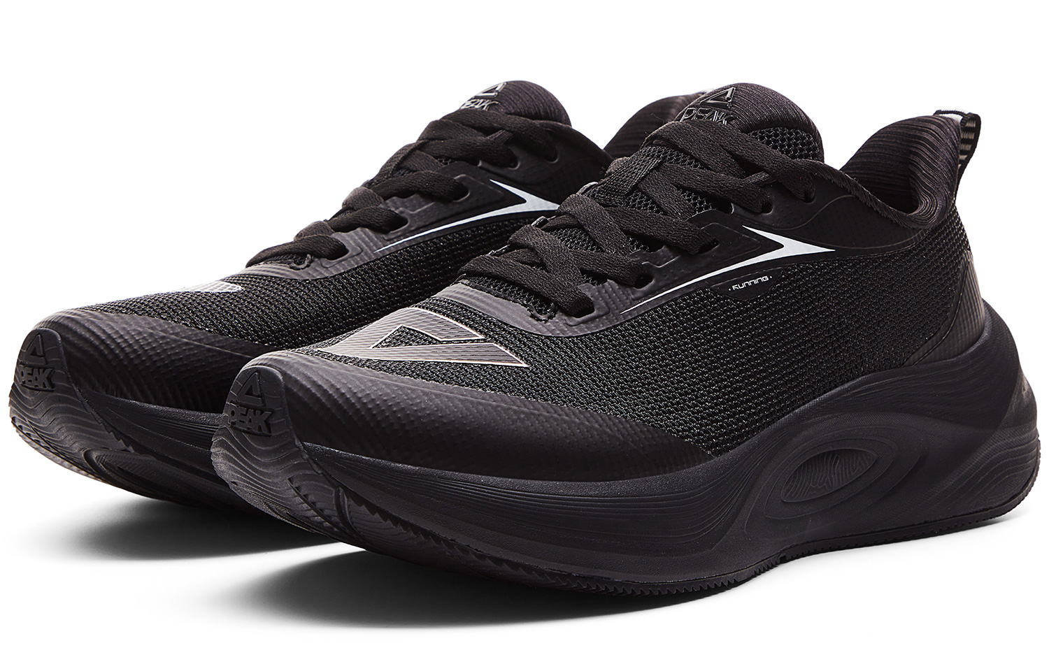 PEAK Low top Casual Running Shoes Women’s All Black