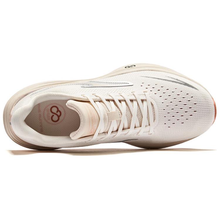 Erke Cushioning Abrasion Resistant Breathable Low top Casual Running Shoes Women’s Beige Gray