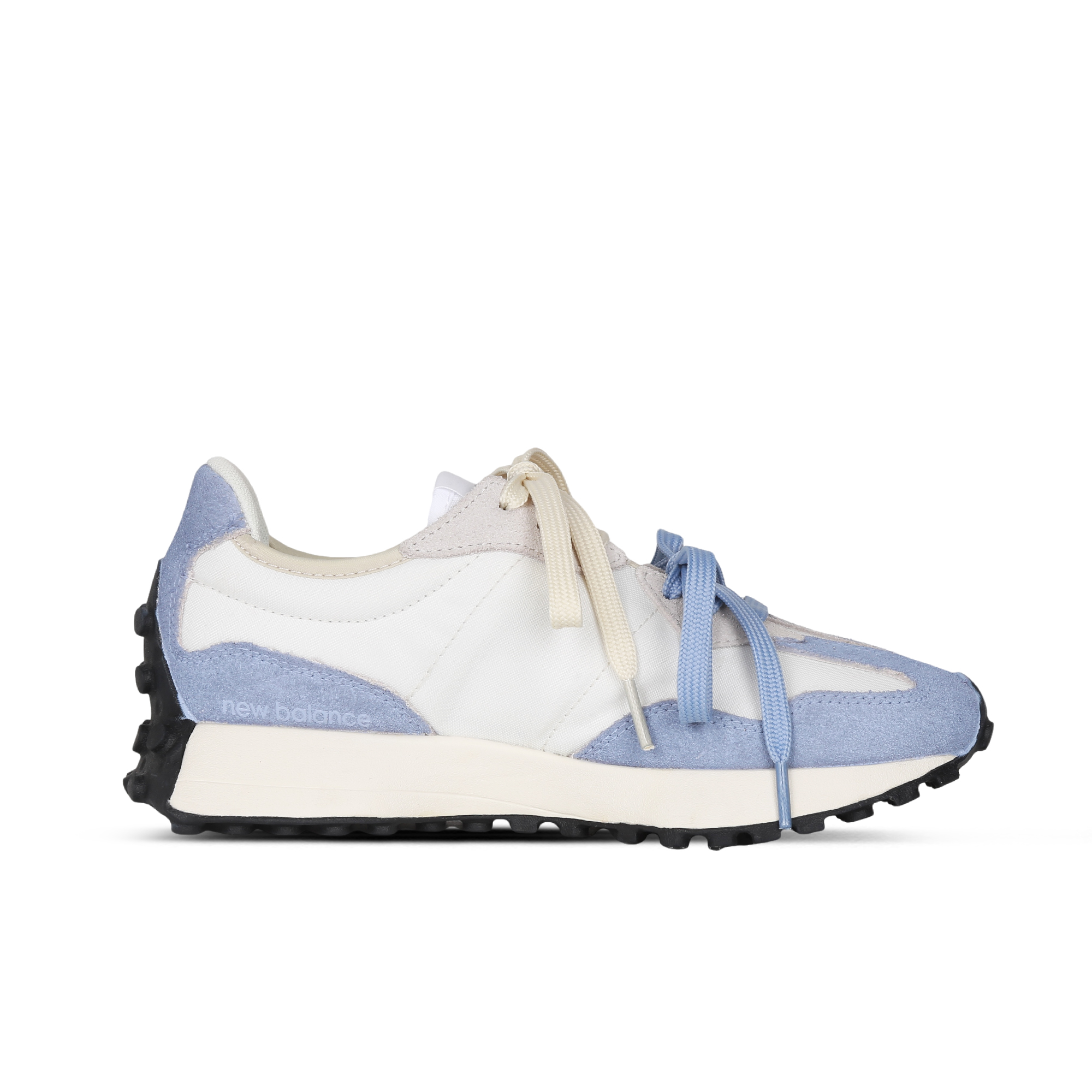 New Balance NB 327 Running Shoes Unisex Low Top Washed Blue/Ecru