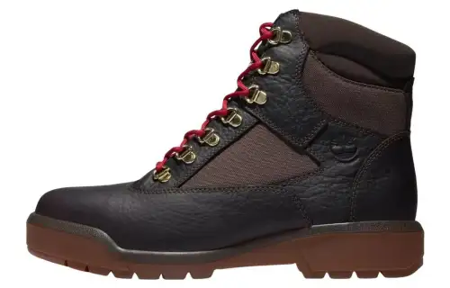 Timberland Field Boots Breathable Abrasion Resistant Height Increasing Comfortable Short Outdoor Boots Men's Dark Brown